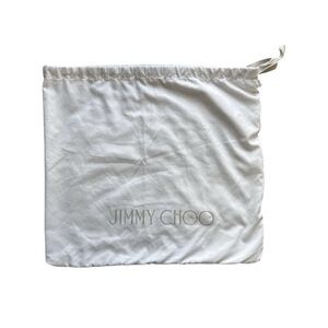 Jimmy Choo White Drawstring Bag
